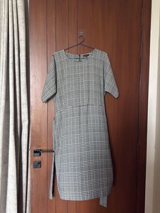 Stylish Plaid Dress