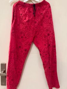 Red Patterned Lounge Pants