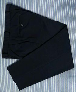 Men's Navy Blue Formal Trousers