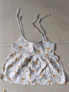 Tie Up Frocks For 6-12 Months Baby Gir