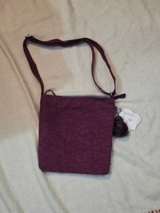 Kipling Crossbody Bag - Plum Color