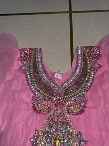 Beautiful Pink Embellished Kurta