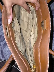 Brown Leather Tote Bag