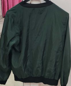Green Bomber Jacket