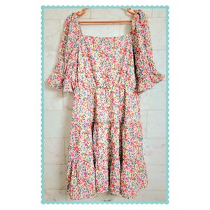 Floral Tiered Dress
