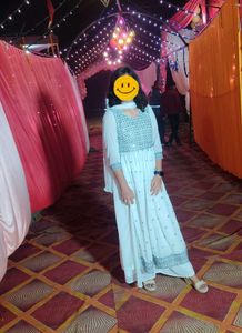 Ethnic White Dress (Naira Model)