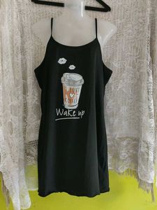SHEIN Cute Coffee Print Nightgown