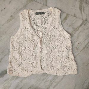 Crochet Knit Vest Top