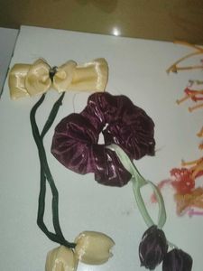 Chic Hair Scrunchies &amp; Bow Set