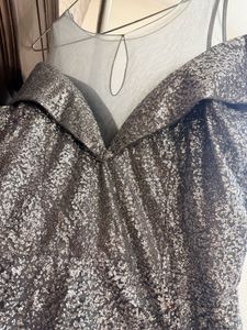 Sparkling Off-Shoulder Gown