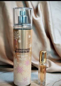 Snowflakes & Cashmere Bath &Body Works 10ml Sample