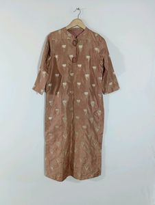 Brown All over Buttas Casual kurta (Women)