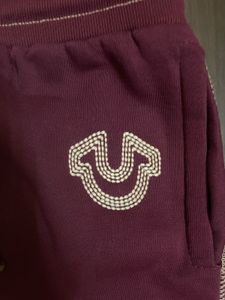 True Religion Burgundy Sweatpants