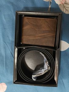 Brown Faux Leather Bi-fold Wallet
