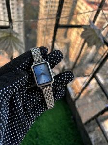 Elegant Rose Gold Watch with Green Dial