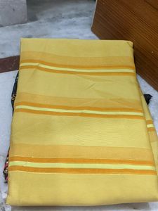 Georget Saree With Embroidery Blouse