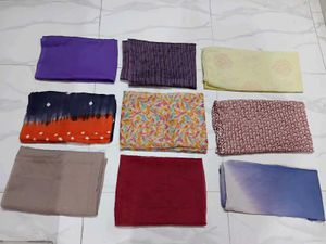 Set of "9" Dupattas Together