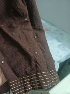 Elegant Brown Kurta with Pant