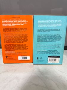 Mark Manson Books - Set of 2