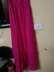 Vibrant Pink Spaghetti Strap Dress