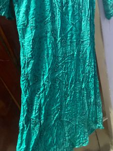 Teal Printed Top