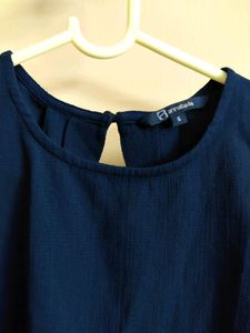 🔥BUY1GET1🔥 navy blue top for women ( pantaloons)
