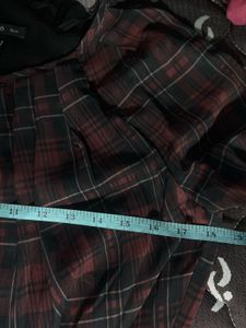 Mango Chic Plaid Mini Dress