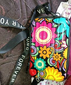 Funky Floral Print sling bag