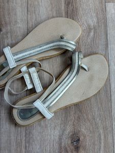 Elegant Embellished Flat Sandals