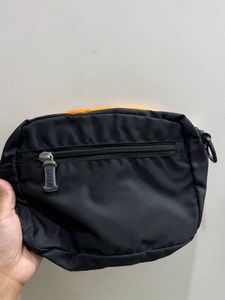 Orange &amp; Black Waist Bag