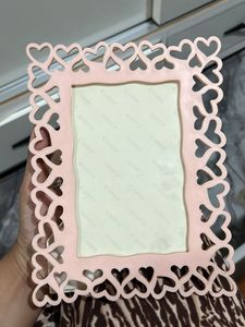 Cute Pink Heart Photo Frame