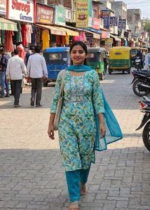 Leaf Print Suit Set