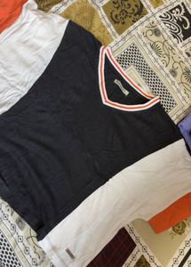 2 crop top only 150 Casual V-Neck T-Shirt