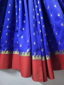 Royal Blue Saree In silk