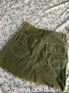 Olive Green Cargo Shorts