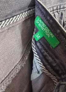 Men's Grey Wash Denim Jeans