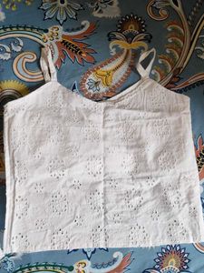 White Eyelet Co-ord Set