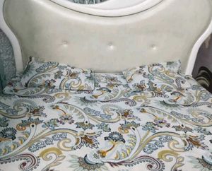 Cotton Elastic Fitted Double Bedsheet
