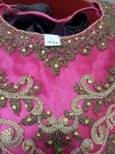 Beautiful Pink Lahanga for Girls
