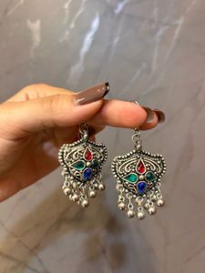 Boho Multicolor Dangle Earrings