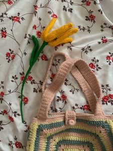 CUTESTTTTT💌💌💌💌 Crochet Tote Bag