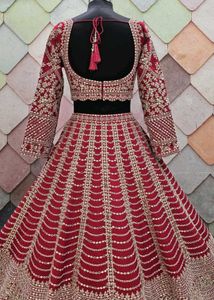 Exquisite Red Bridal Lehenga Choli