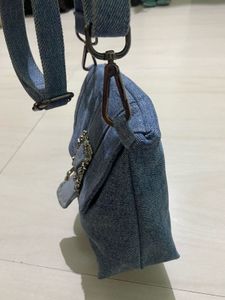 Premium Buckled Denim Shoulder/ Sling Bag