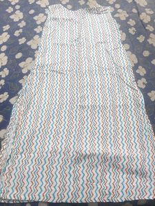 White And Sky Blue Kurti 💙