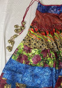 Vibrant Patchwork Lehenga Choli Set