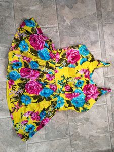 Vibrant Floral Print Summer top