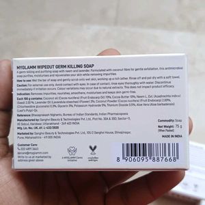MYGLAMM Wipeout Neem Germ Killing Soap - 3