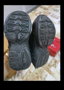 Khadim Black Velcro Shoes