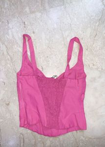 Hot Pink Corset Style Top