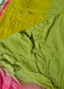 🔻Price Drop-Multicolour Saree With Blouse